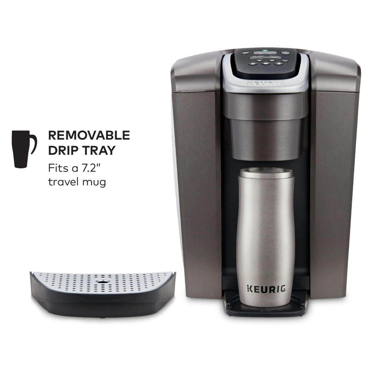 Keurig K-Elite Single Serve K-Cup Pod Coffee Maker, Brushed Slate