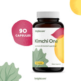 Brightcore Nutrition - Kimchi One, Kimchi Powder Capsules, Probiotics, Enzymes, & Antioxidant Supplement, Premium Gut Health Superfood for Overall Well Being, Gluten-Free, 90 Vegan Capsules