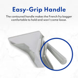 New Star Foodservice 37791 Polycarbonate Commercial French Fry Bagger with Dual Handle