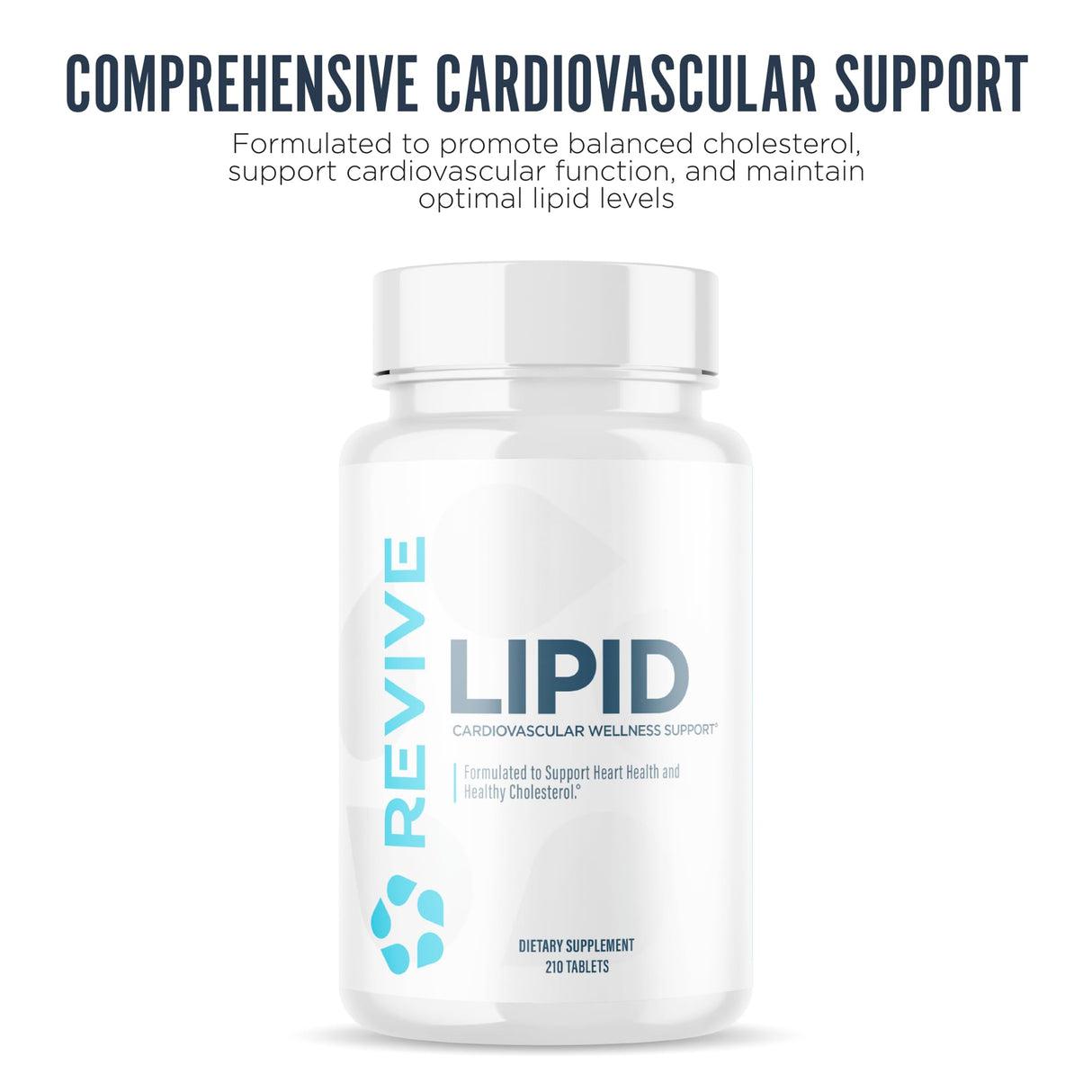 Revive MD Lipid Support Formula - Supplement Helps Maintain Healthy Cholesterol Levels, Endothelial Health & Triglyceride Levels - Beta Sitosterol, Citrus Bergamot & Pantethine