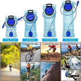 1.5L/2L/2.5L/3L Hydration Bladder, Large Opening Water Storage Bladder Bag, for Cycling Hiking Camping