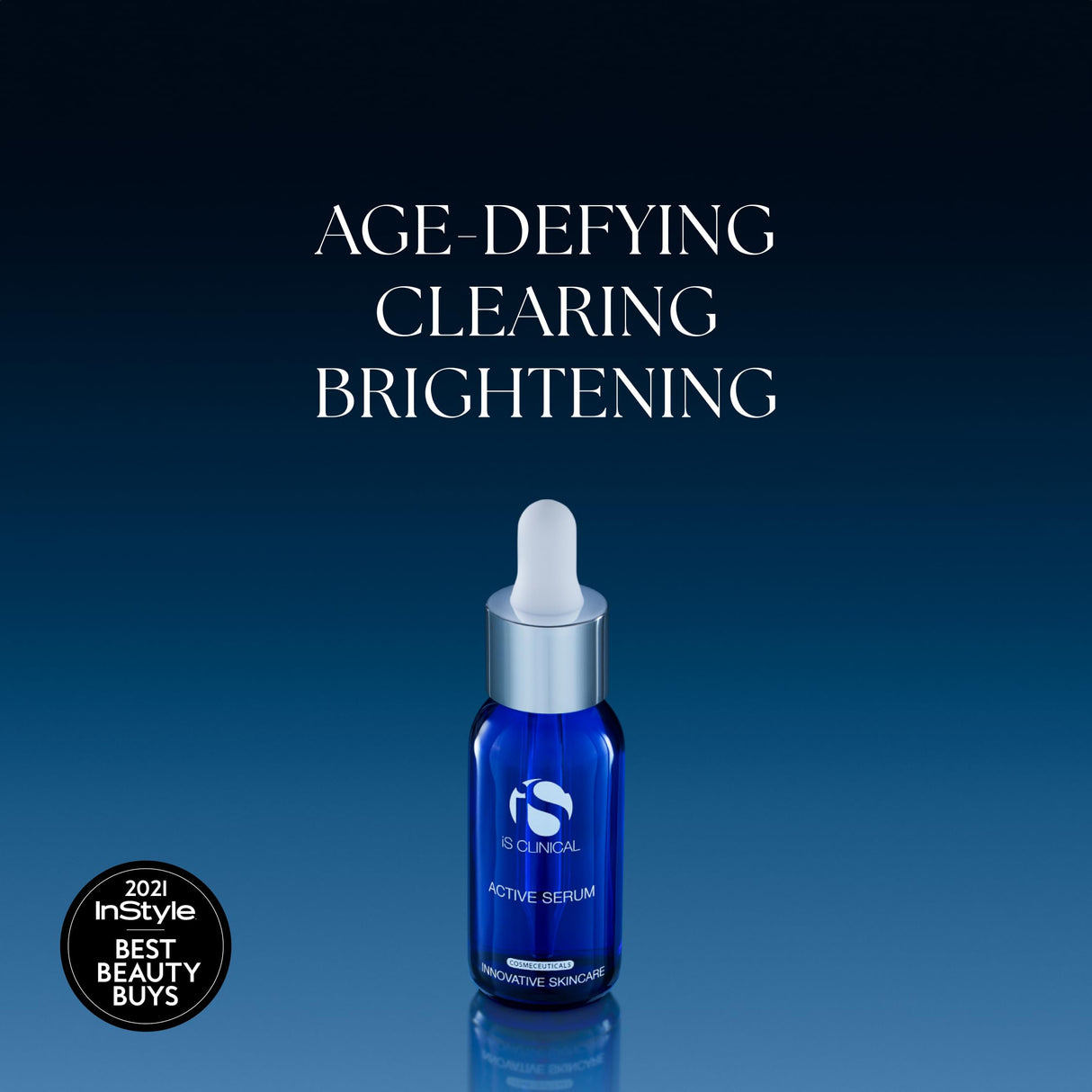 iS CLINICAL Active Serum; Face Serum, Anti-Aging, Helps skin with acne and pigmentation, 0.5 Fl Oz