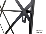 Giant Trellis, 108” high (9’ Tall) by 28” Wide Trellis with Arched top - by Meranti Home + Garden