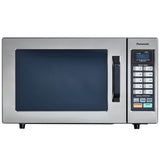 Panasonic NE-1054F Compact Light-Duty Countertop Commercial Microwave Oven with 10 Programmable Memory and Touch Screen Control, Countertop Microwave Oven, 1000W, 0.8 Cu. Ft, Stainless Steel