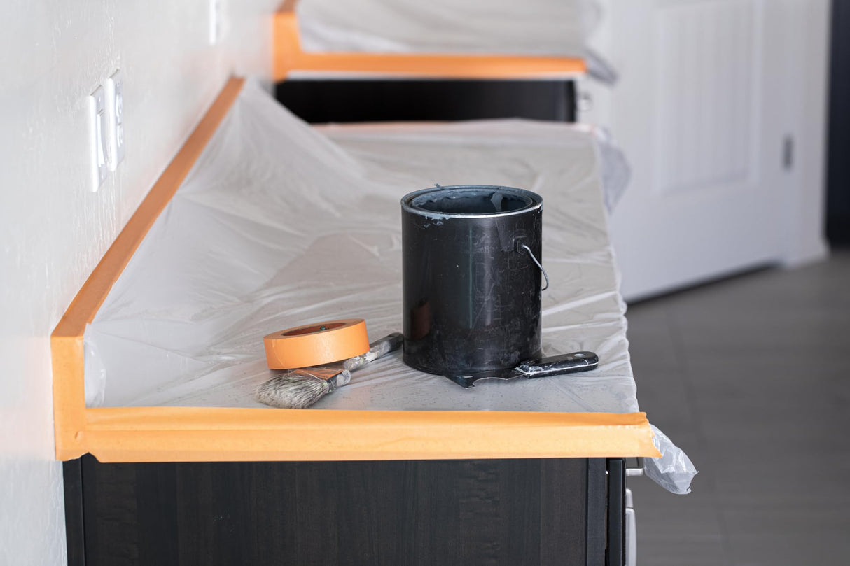 FrogTape ProGrade Orange Painters Tape 1.5 Inch Wide (1.88 in x 60 yd), High Adhesion Masking Tape for Indoor & Outdoor Applications, Orange, 3 Roll Pack (105673)