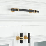 Lepatape 5 Pack 3 Inch Black and Gold Cabinet Pulls Black and Gold Cabinet Handles Kitchen Cabinet Handles Dresser Drawer Pulls Kitchen Cabinet Hardware