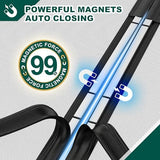 Magnetic Screen Door, Fits Door Size 60" X 80", Door Mesh with Magnetic Closure and Super Strong Magnets, Heavy Duty Double Opening for Sliding Patio and French Doors