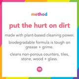 Method All-Purpose Cleaner Spray, Pink Grapefruit, Plant-Based and Biodegradable Formula Perfect for Most Counters, Tiles and More, 28 Fl Oz, (Pack of 4)