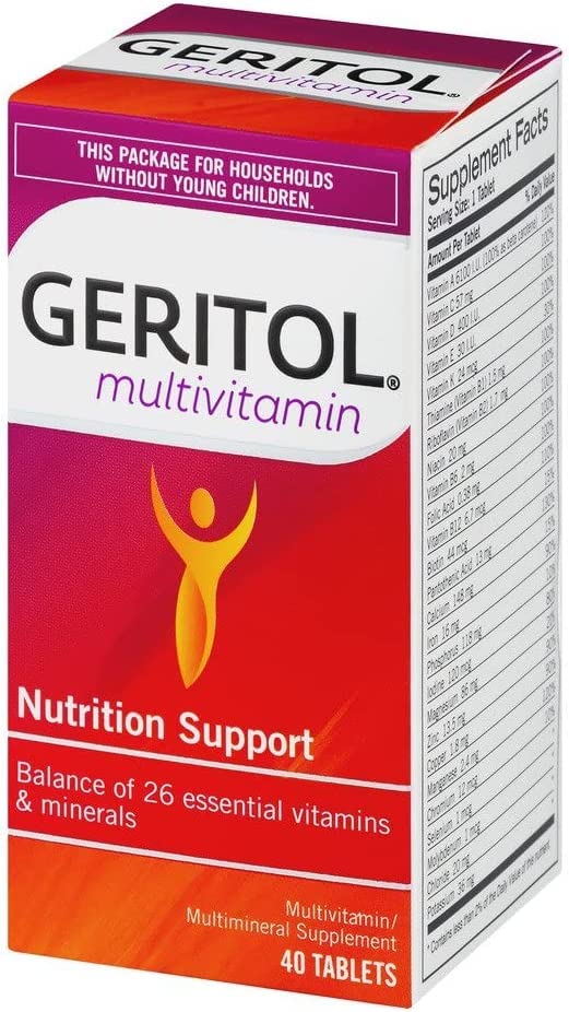 Geritol Multivitamin Tablets 100 TB - (Pack of 2)