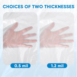 TICONN 12 x 9 Ft Plastic Drop Cloth for Painting, Waterproof Painters Plastic Sheeting, Painting Tarp for Furniture Cover, Floor Protection (12PK, 1.2Mil)