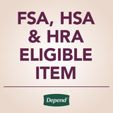 Depend Silhouette Adult Incontinence & Postpartum Bladder Leak Underwear for Women, Maximum Absorbency, Large, Pink, 20 Count, Packaging May Vary