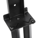 TOPZEA 2 Pack Fence Post Repair Kit, Heavy Duty Steel Stabilizer Stakes, Ground Anchors Spike to Fix Leaning/Tilted/Broken Wood Posts, Metal Support for Garden & Yard Fencing, Black