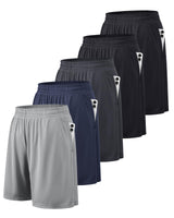 BALENNZ Mens Athletic Shorts with Pockets Quick Dry Workout Shorts Men5BL