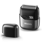 Foil Shavers for Men, Mini Razor, Compact Face Shaver, IPX7 Waterproof Wet Dry, Bright Grey