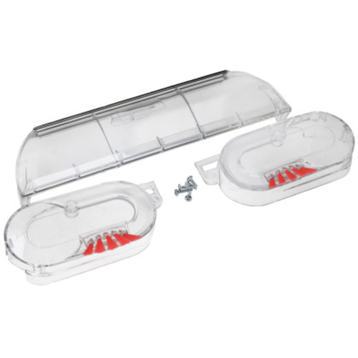 Spares2go Nozzle Floor with End Caps compatible with Bissell Carpet Cleaner 2 Pieces