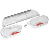 Spares2go Nozzle Floor with End Caps compatible with Bissell Carpet Cleaner 2 Pieces
