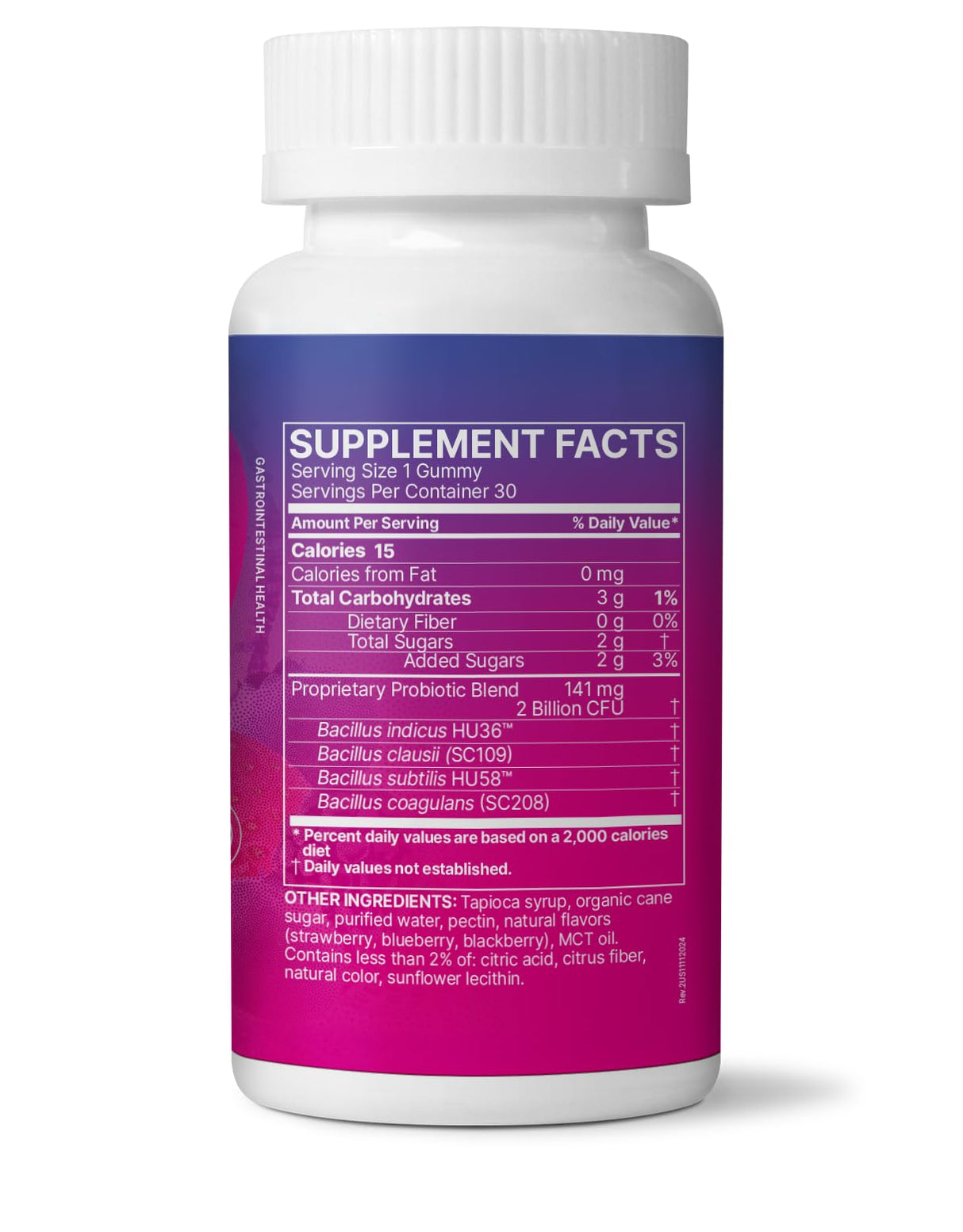 Microbiome Labs MegaSporeBiotic Kids Probiotic - Spore Based Gummy Probiotics for Kids - Supports Gut Health & Immunity with Bacillus Probiotic Blend - Berry Flavored (30 Gummies)
