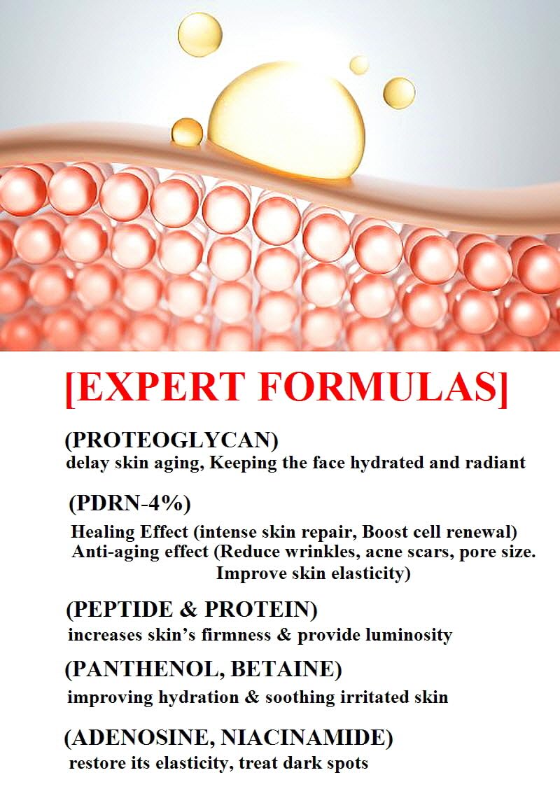 WHITESILK (4%) PDRN & (6%) Proteoglycan Complex Skin Healer Serum┃Anti-Aging, Repair, Lifting, Moisturizing (30ml, 1oz)