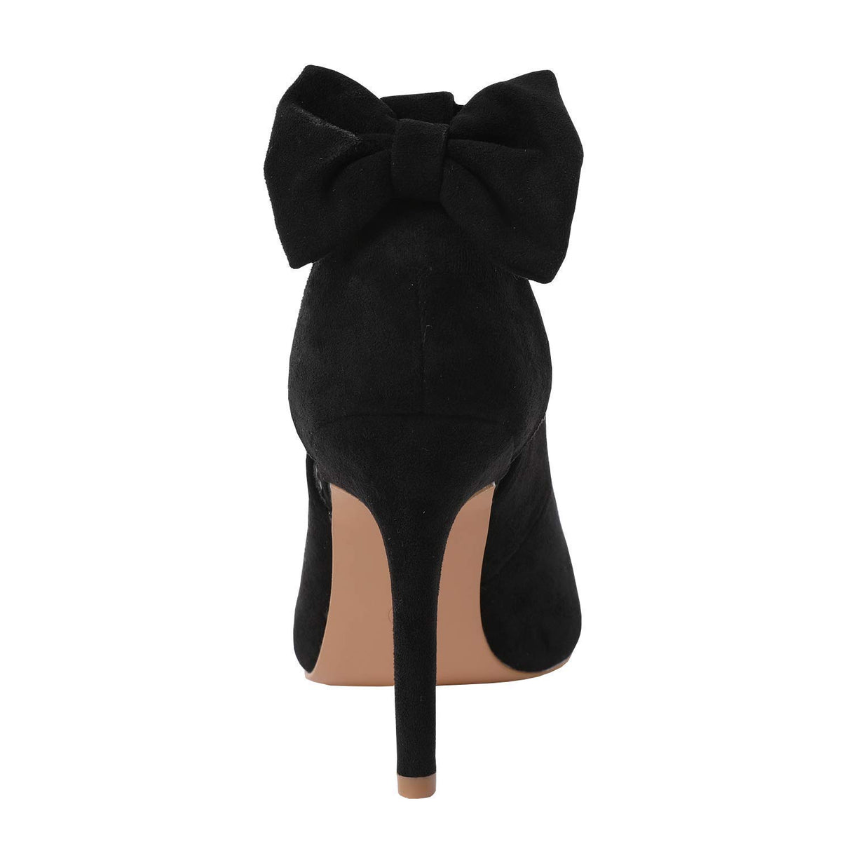 PiePieBuy Women's Pointed Toe High Heels Ankle Strap D'Orsay Pumps Shoes Bow Wedding Bowtie Back Dress Sandals