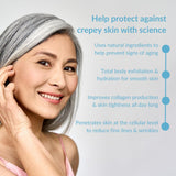 Hygieia + Crepey Skin Full Body Moisturizing & Firming Cream – Tighten & Smooth Crepey Skin - Anti-Aging Moisturizer with Hyaluronic Acid, AHAs & Natural Oils to Rejuvenate, Soften & Hydrate, 8oz