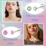MOZAKA 23 Pairs Hypoallergenic Titanium Earrings for Women
