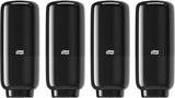 Tork Intuition Sensor Skincare Dispenser Black S4, for Hand Soap and Hand Sanitizer, Elevation Range, 571608 (Pack of 4)
