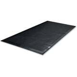 Guardian 14040600 Clean Step Scraper Outdoor Floor Mat, Natural Rubber, 4'x 6', Black, Ideal for Any Outside entryway, Scrapes Shoes Clean of Dirt and Grime