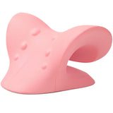 RESTCLOUD Neck and Shoulder Relaxer, Cervical Traction Device for TMJ Pain Relief and Cervical Spine Alignment, Chiropractic Pillow, Neck Stretcher(Pink)
