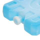Amazon Basics Reusable Hard Sided Ice Packs for Lunch Boxes, Stay Cold, No Leak, BPA Free, Rectangular, 6.5" x 4.3" x 1.2", Blue, 4-Pack