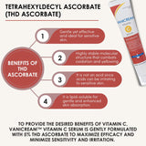 VANICREAM Vitamin C Serum - Free of Dyes, Fragrance, Masking Fragrance, Lanolin, Parabens & Formaldehyde Releasers - For Sensitive Skin - 1.2 Fl Oz