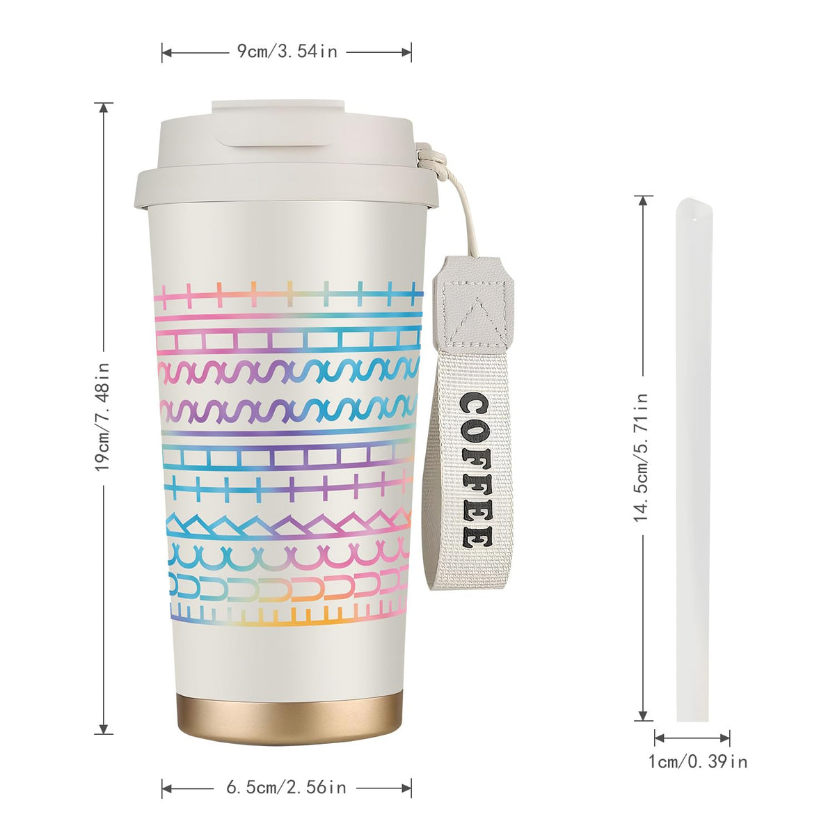 Funny Hidden Message secret Coffee Mug, 18 oz Insulated Mug, F This S Coffee Cup, Gift for Coworkers & Work Besties, Lover Gift for Friends - Family Prank Gag Christmas White Elephant Gifts for Adults