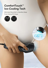 INIA Laser Hair Removal with Ice-Cooling Care for Women and Men, Painless at-Home IPL Hair Remover for Coarse Hair in Bikini and All Body Areas, Latest Generation for Effective Results (Black)