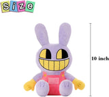 SAJISP The Amazing Digital Circus Plush,10" Jax Plushies Toy Gift, Cute Stuffed Figure Doll for Kids and Adults, Birthday Halloween Christmas Choice for Boys Girls