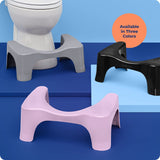 Squatty Potty The Original Bathroom Toilet Stool Curve Lightweight with Sleek and Modern Design, Pink, 7"