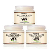 OCVWJKD Beef Tallow & Honey Balm, Beef Tallow for Skin, All-Natural Moisturizer Hydrates and Nourishes the Skin, Grass-Fed Beef Tallow & Raw Wild Honey Blend, Body & Face Moisturizer (6 Oz)