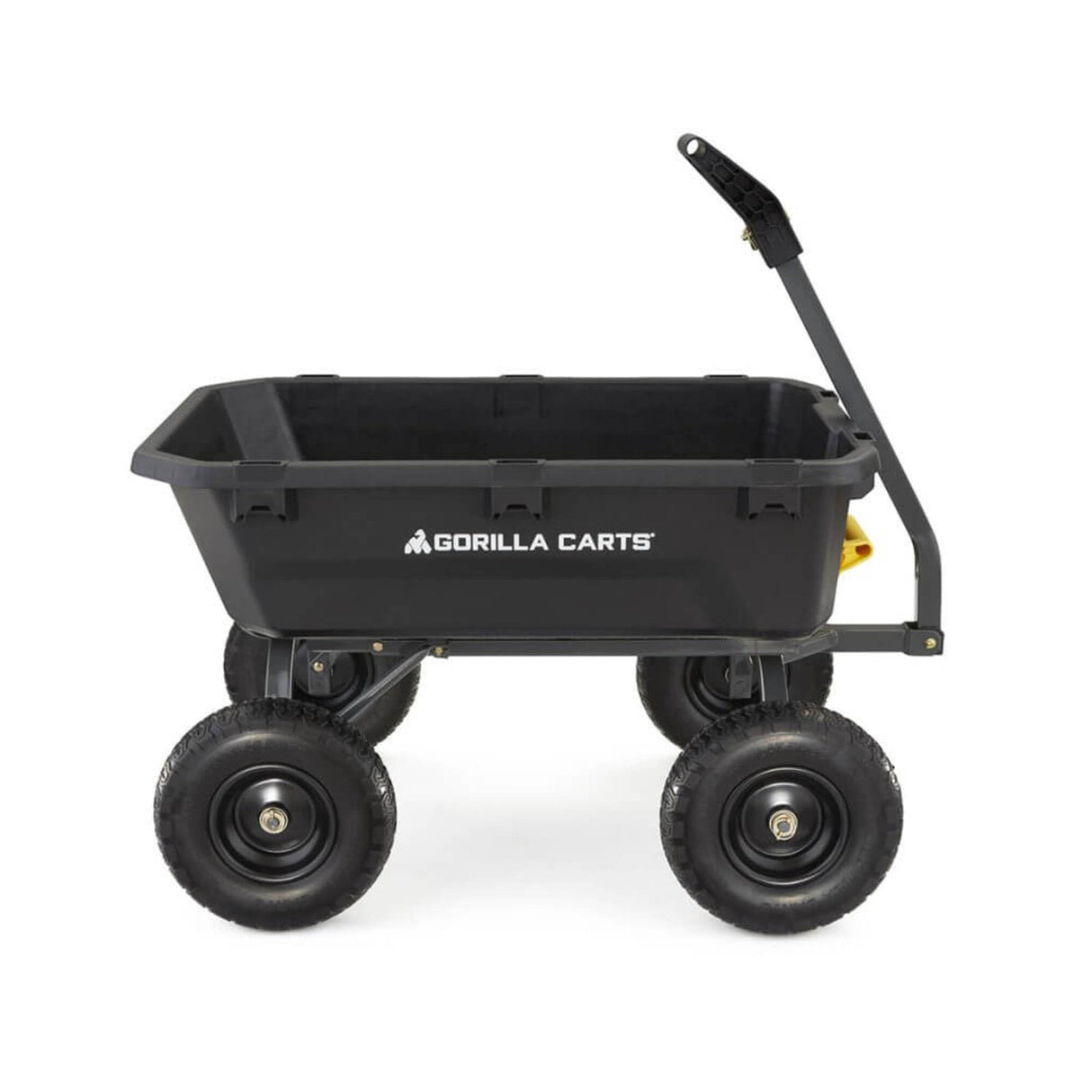 Gorilla Carts Dump Garden Cart, 7 Cu Ft,1200 lb Capacity, No-Flat Tires