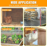 Hardware Cloth 1/4 inch 48 x 100 ft Galvanized Chicken Wire Fencing 23 Gauge Heavy Duty Hot Dip Galvanized Wire Fence Roll for Chicken Poultry Coop, Animal, Fencing,Garden Protection