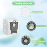 WAIKAS 14 Pack Vacuum Bags for Roborock Q5 Max+, Q5 Pro+, Q5+, Q8 Max+, Q8+, Q8 Max Plus, S7 MaxV Ultra, S7 Pro Ultra, S8+, S8 Pro Ultra, Q5DuoRoller+ Plus, Q7 M5, Q10 S5, Q10X5, Robot Vacuum Dust Bag