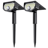 AloftSun Solar Motion Sensor Outdoor Lights,Waterproof Motion Sensor Spot Lights- 30 LED/3 Modes Solar Powered Spotlights,Landscape Lighting for Yard and Garden, Cool White,2 Pack