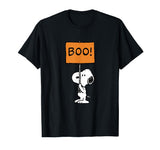 Peanuts Halloween Snoopy Boo! T-Shirt, Men, Black, 3X-Large