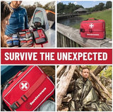 Surviveware 238 Pcs Comprehensive Premium Survival First Aid Kit - Medical Emergency Kit for Travel Camping Gear, Home Essentials & Outdoor Emergencies - HSA & FSA Eligible Survival Kit
