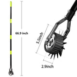 Klarg Wheel Rotary Lawn Edger - Manual Grass Edger with Long Handle (66.9 Inch), Adjustable for Landscaping, Garden, Yard