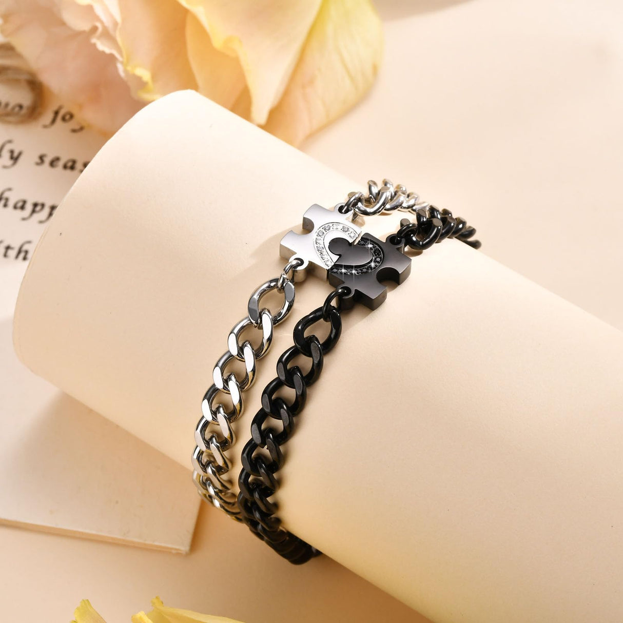 MEALGUET Couples Matching Bracelets for Men Women