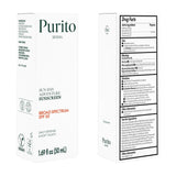 PURITO Sun Day Adventure Korean Sunscreen Smoothest and Lightest Texture Broad Spectrum SPF 50 UVA & UVB Protection No White Cast Oil Free For All Skin Types Vegan Daily Skin Care 50ml, 1.69 fl.oz