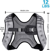 Henkelion Weighted Vest Weight Vest for Men Women Kids Weights Included, Body Weight Vests Adjustable for Running, Training Workout, Jogging, Walking