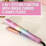 CHI Vibes Wave On Multifunctional Waver, Curling Iron Creates Long-Lasting Frizz-Free, Crimp-Style Waves & Loose Beachy Curls for All Hair Types