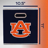 Franklin Sports NCAA College Team Fabric Storage Cubes Made to Fit Storage Bin Organizers