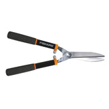 Fiskars 20" Power-Lever Garden Hedge Shears, Shrub Trimmer, 8” Blades