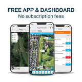 Shot Scope V5 GPS Watch, Shot Tracking, 36k+ Preloaded Courses, Full Course Maps, No Subscription, Black Bezel and Black Strap