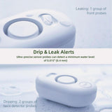 Water Leak Detector Sensor Alarm: Home Water Flooding Monitor Smart Sink Overflow Monitoring Adjustable Wet Moisture Alert Pipe Leakage Drip Detection Warning for Basement Floor 3Pack